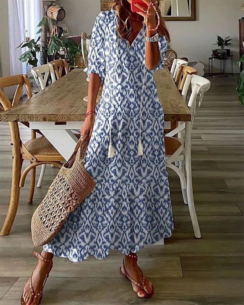Mia Celle | Boho Kleid mit Bauchbedeckung