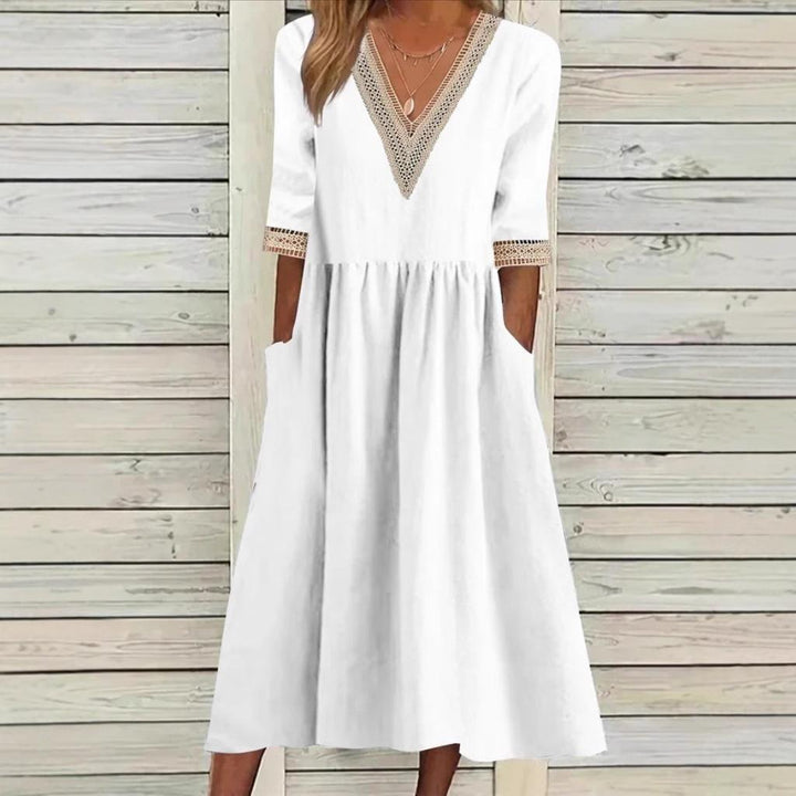 Irmgard Bamberg | Midilange Spitzenkleid