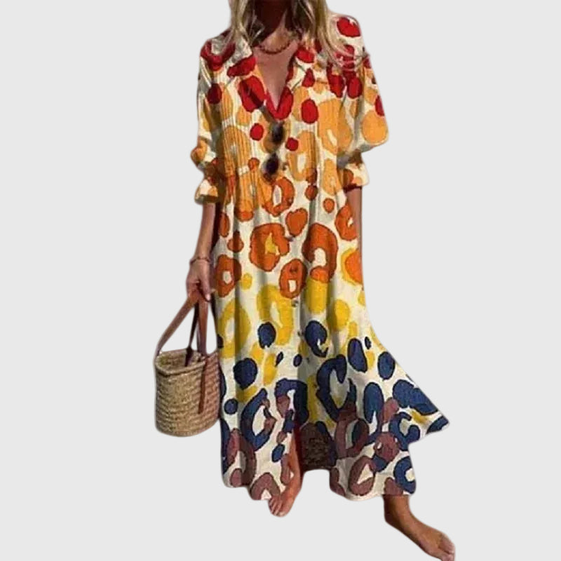 Leonie Marburg | Elegantes Maxikleid im Boho-Stil