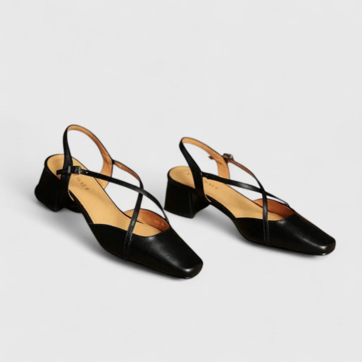 Hildegard Trier | Schicke Absatzsandalen in Rot
