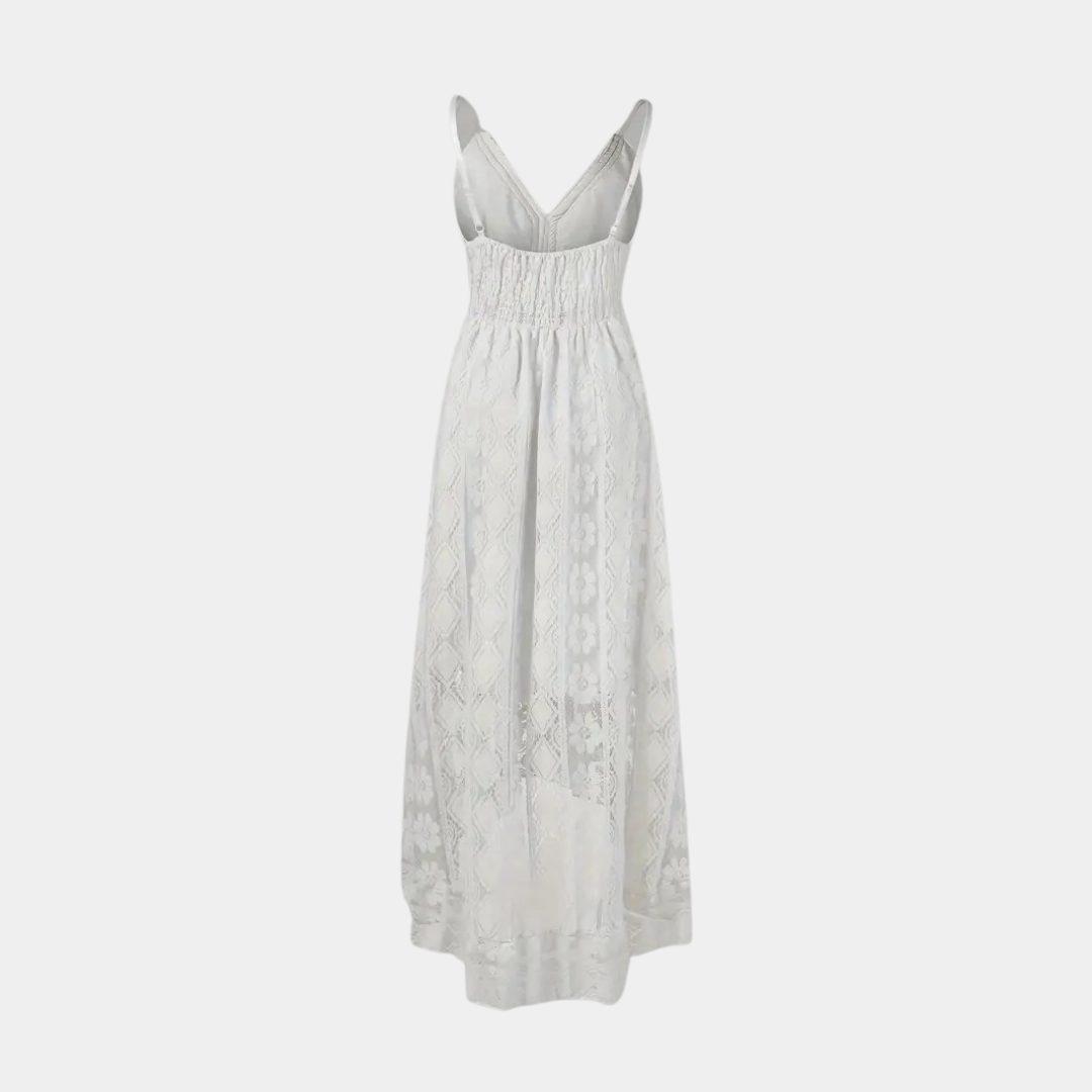 Katharina Konstanz | Elegantes Boho-Kleid in Beige