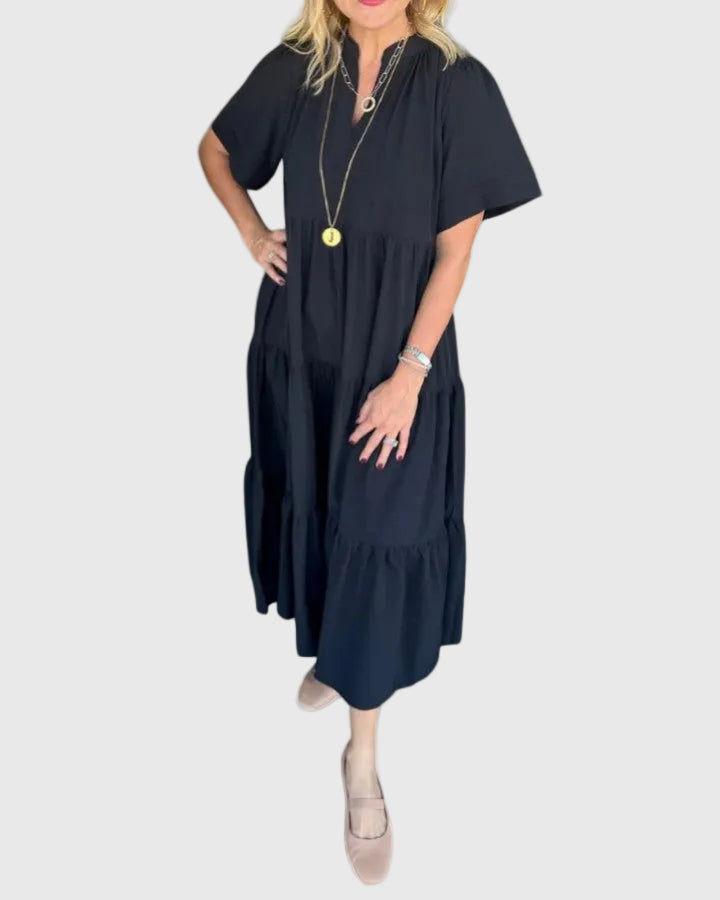 Selma Görlitz | Elegantes Maxikleid in Grün