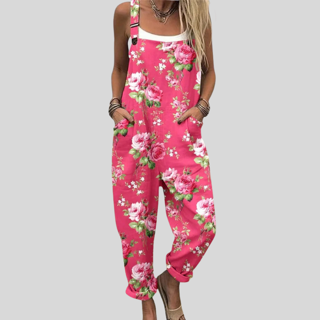 Ida Görlitz | Pinke Latzhose mit Rosen
