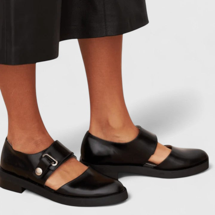 Anna Dresden | Orthopädische Mary Jane Schuhe in Schwarz
