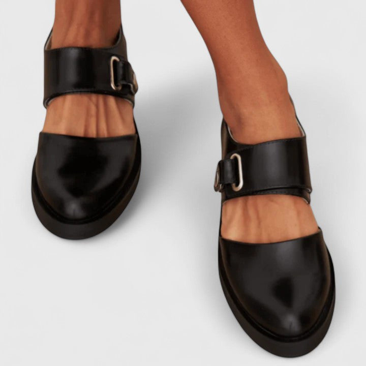 Anna Dresden | Orthopädische Mary Jane Schuhe in Schwarz