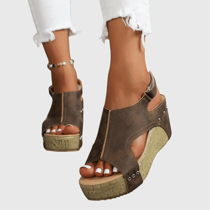 Luise Wismar | Schicke Orthopädische Sandalen in Beige
