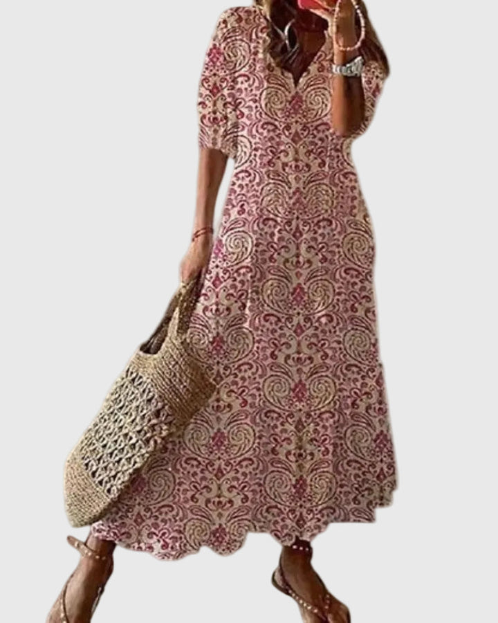 Irmgard Bautzen | Vintage Boho Maxikleid für Den Sommer