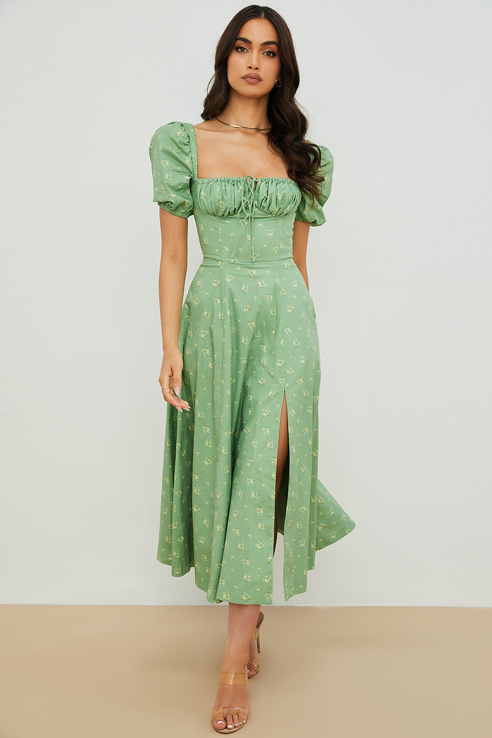 Sieglinde Potsdam | Kleid mit Puffärmeln Bloom