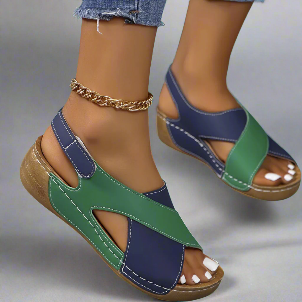 Mia Quedlinburg | Orthopädische Sandalen Colorblock