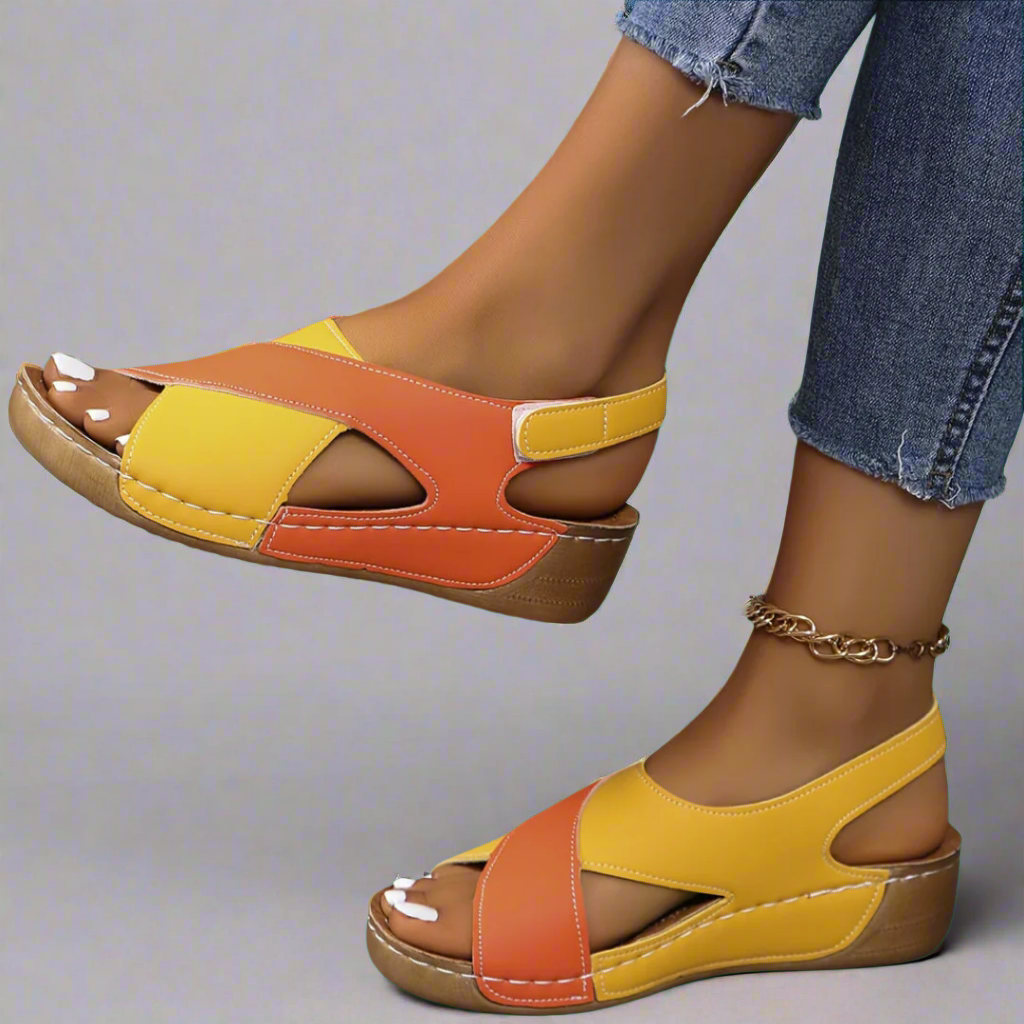 Mia Quedlinburg | Orthopädische Sandalen Colorblock