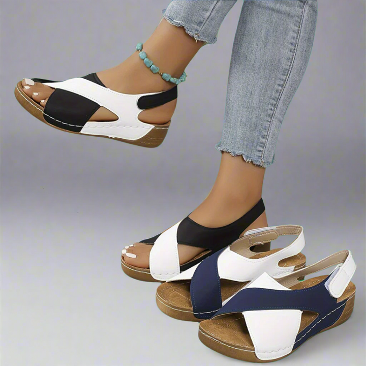 Mia Quedlinburg | Orthopädische Sandalen Colorblock