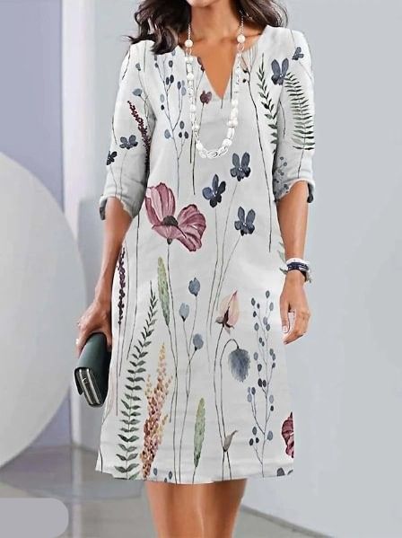 Wilhelmine Trier | Floraler Stufenkleid