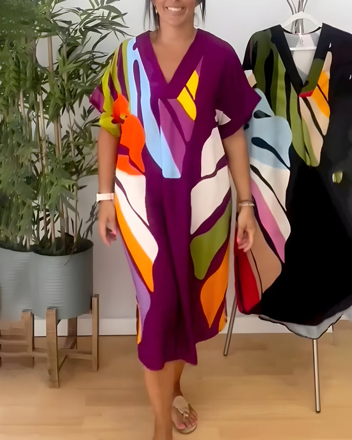 Irmgard Rothenburg | Kleid mit Abstraktem Muster
