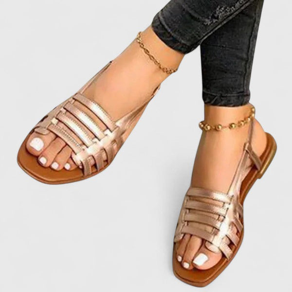Anna Bayreuth | Bequeme Orthopädische Sandalen in Gold