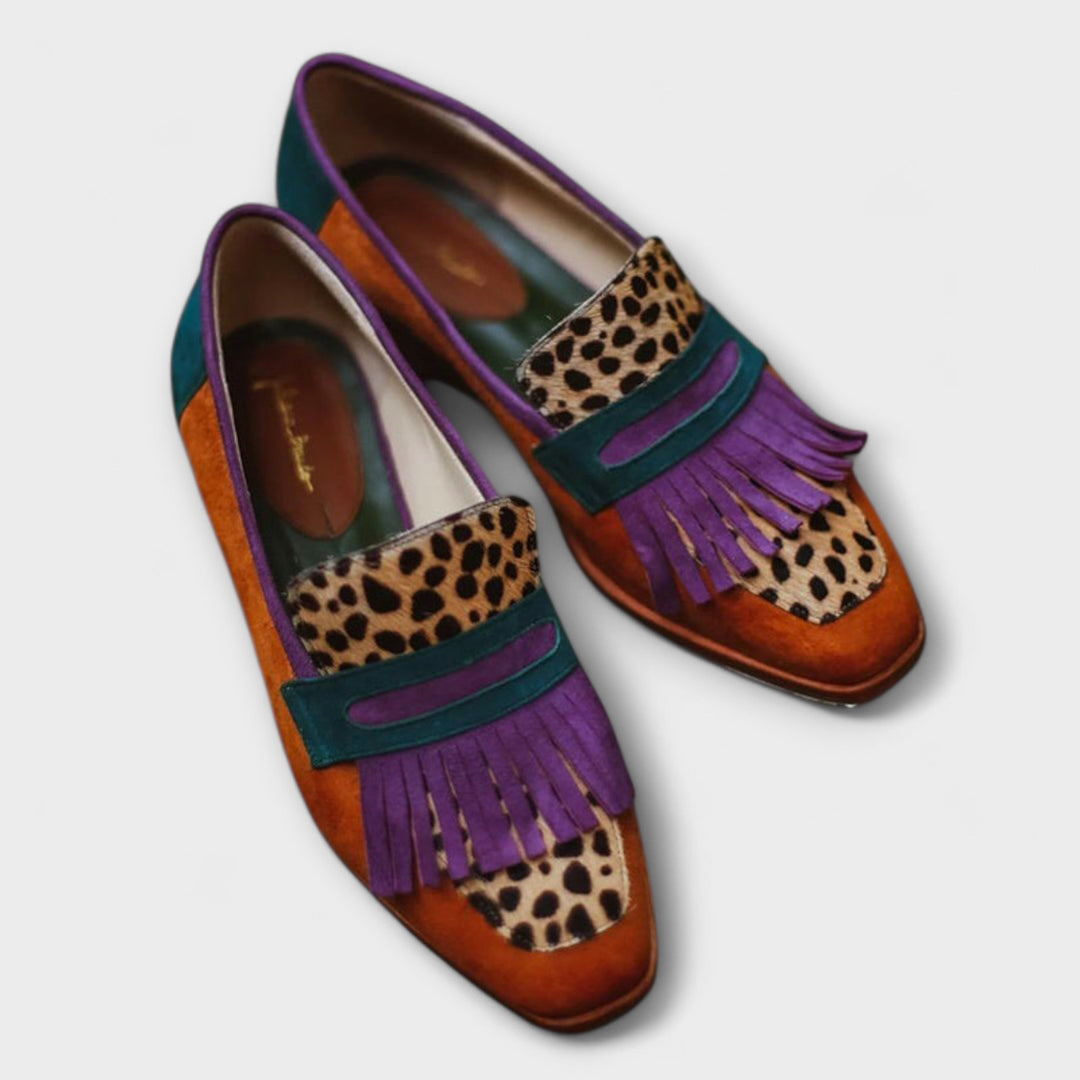 Charlotte Bamberg | Mokassin Braun Leopard