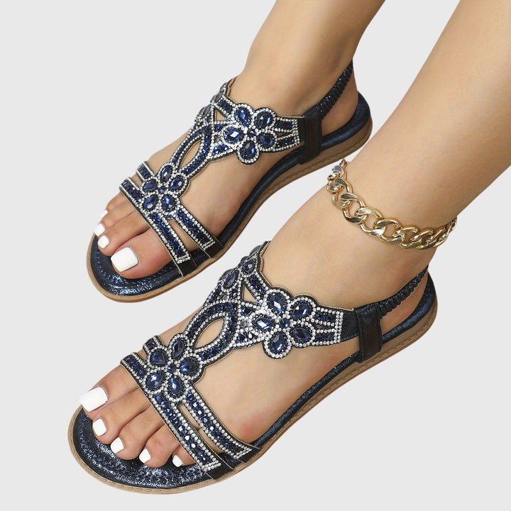 Gudrun Potsdam | Elegante Orthopädische Sandalen in Blau