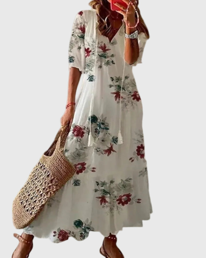 Irmgard Bautzen | Vintage Boho Maxikleid für Den Sommer