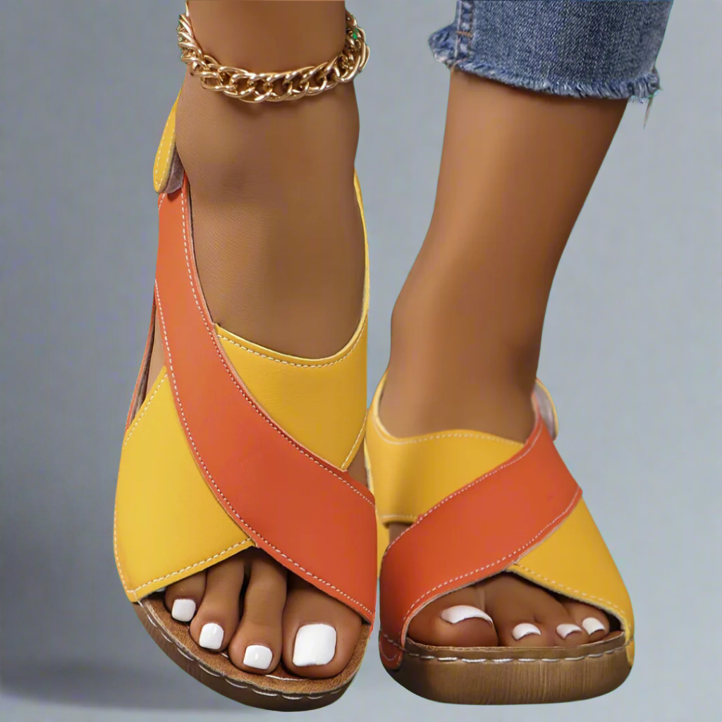Mia Quedlinburg | Orthopädische Sandalen Colorblock