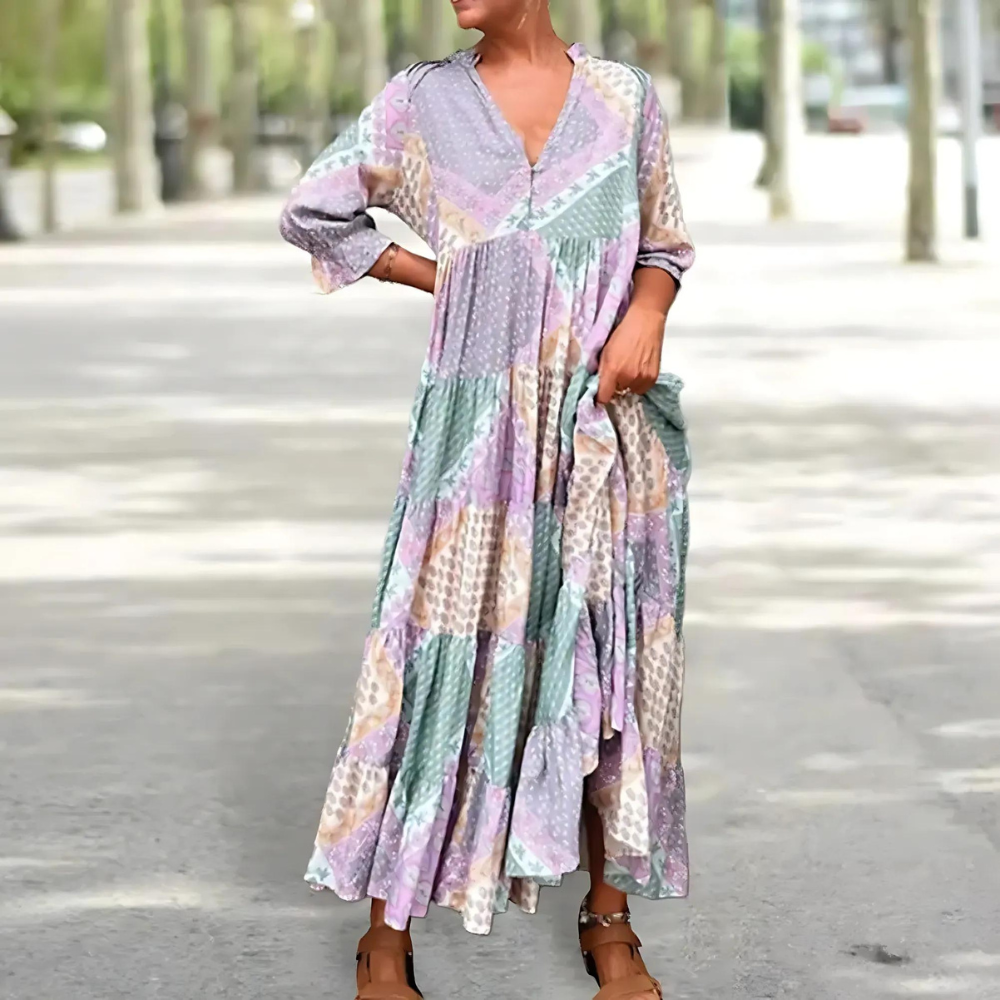 Amalia Aachen | Elegantes Bedrucktes Kleid