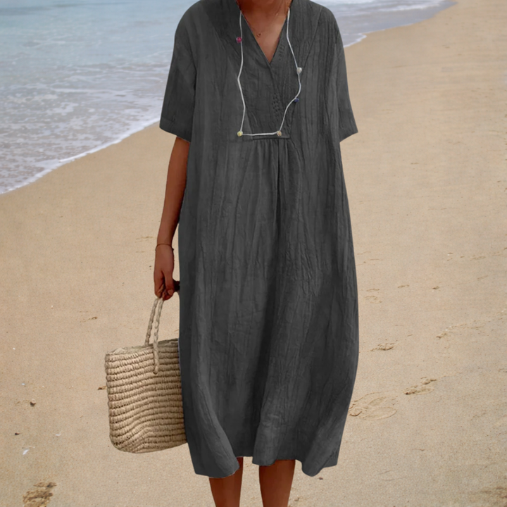 Mia Speyer | Bequeme Sommerkleid in Blau