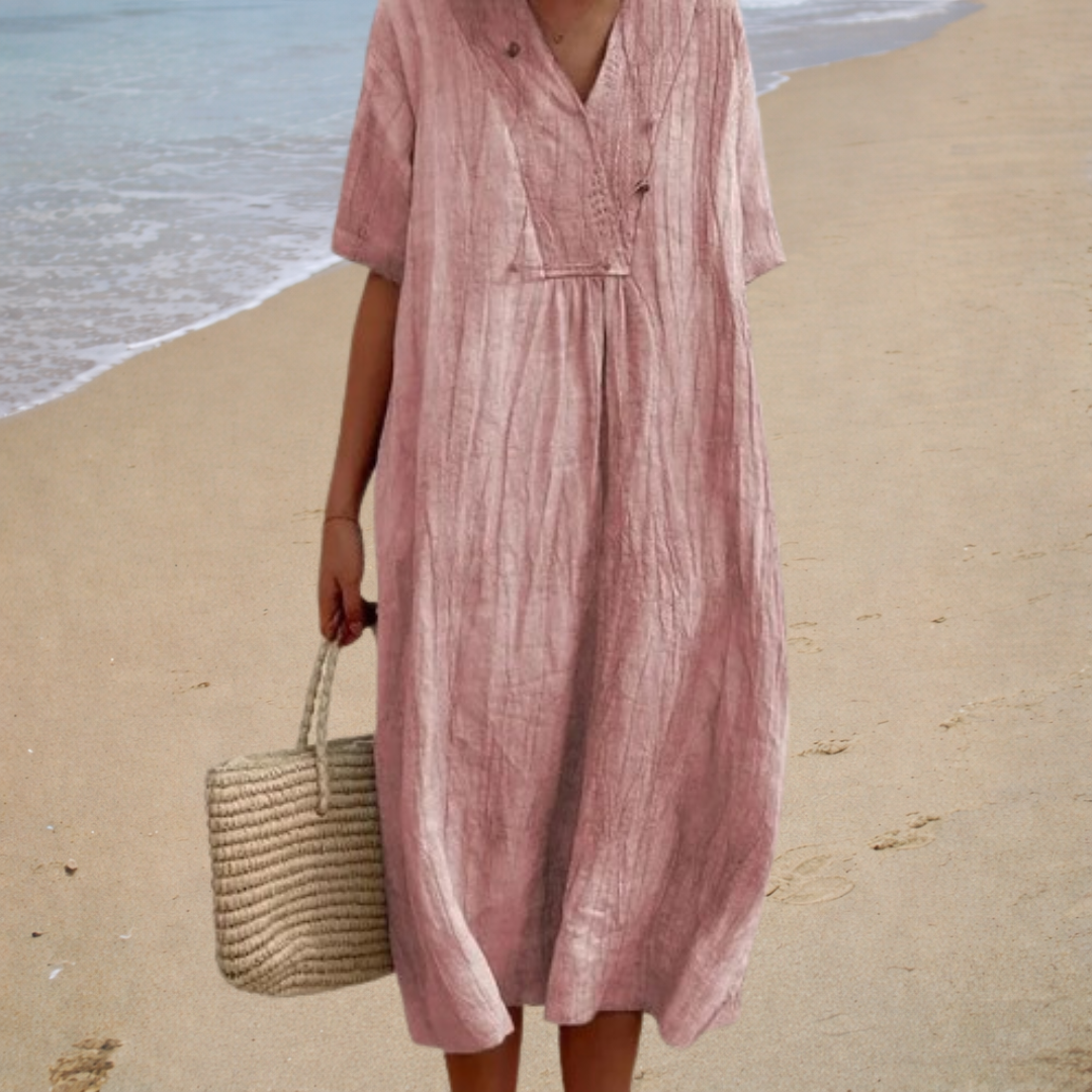 Mia Speyer | Bequeme Sommerkleid in Blau