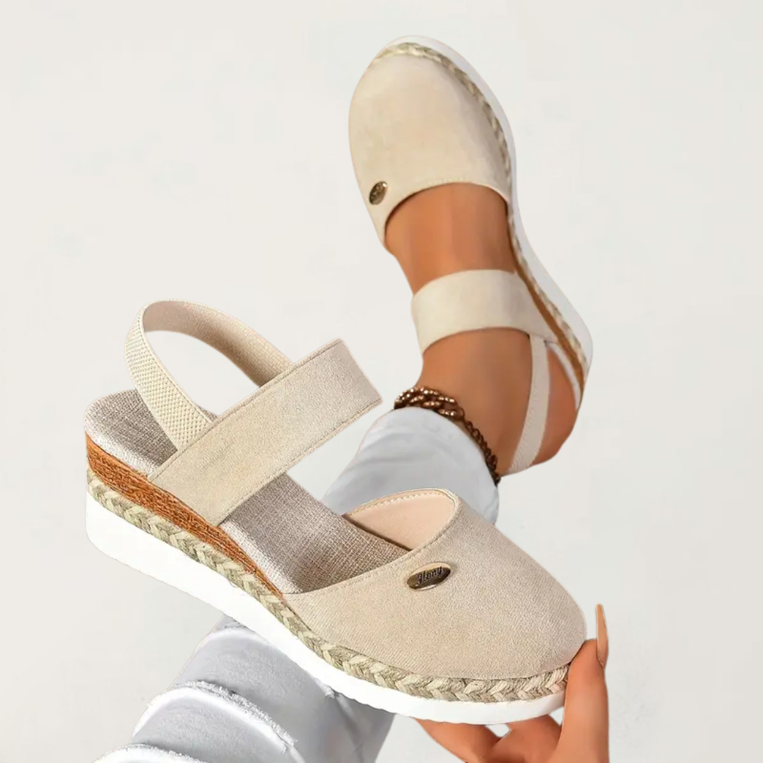 Anna Goslar | Bequeme Orthopädische Sandalen in Beige