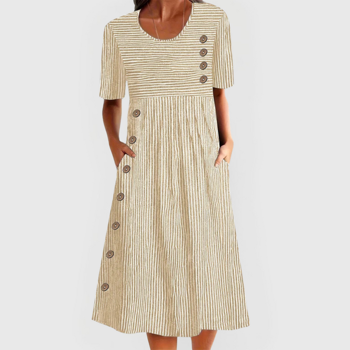 Hildegard Speyer | Midilänge Ringelkleid