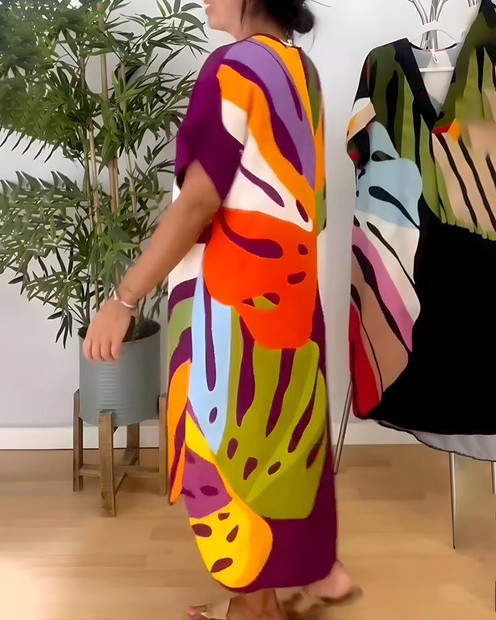 Irmgard Rothenburg | Kleid mit Abstraktem Muster