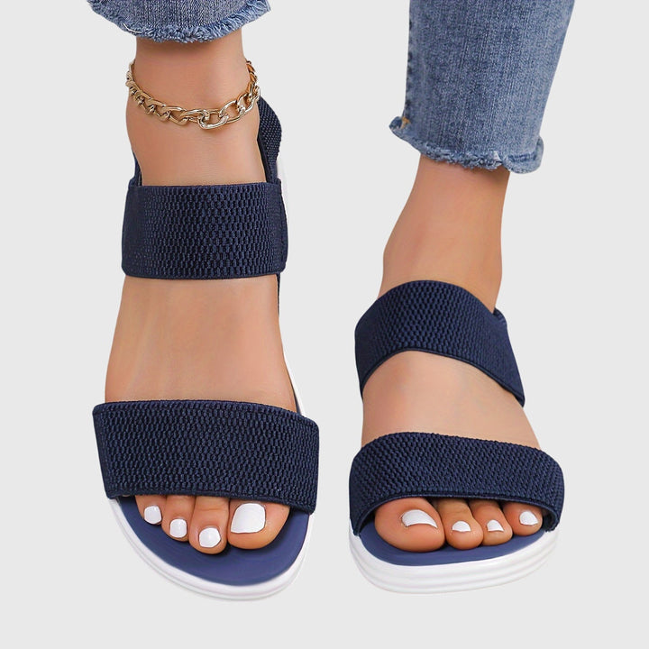 Greta Landshut | Elegante Orthopädische Sandalen in Schwarz