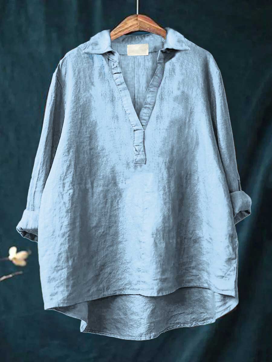Ida Aachen | Elegante Sommerbluse in Rosé Grau
