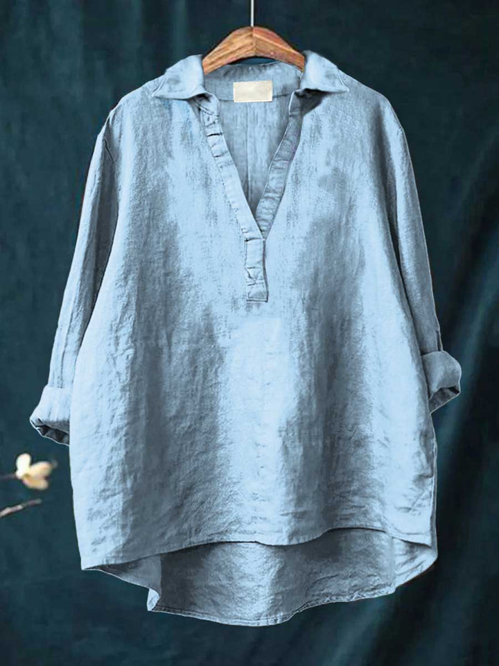 Ida Aachen | Elegante Sommerbluse in Rosé Grau