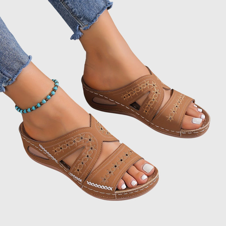 Isolde Meissen | Elegante Orthopädische Sandalen in Blau