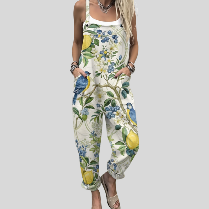 Wilhelmine Stralsund | Latzhose mit Zitronen und Beeren