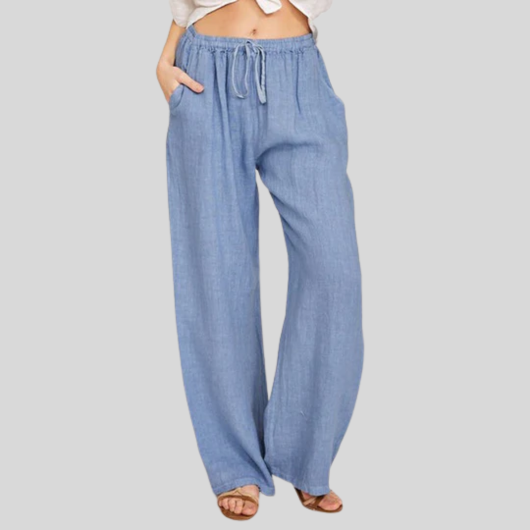 Sofia Trier | Bequeme Jogginghosen in Hellblau