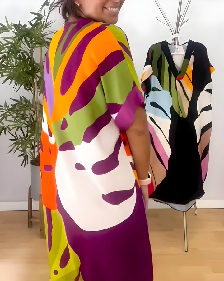 Irmgard Rothenburg | Kleid mit Abstraktem Muster