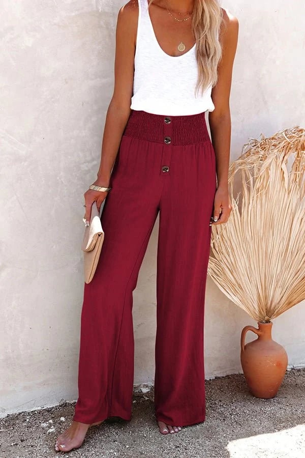 Hildegard Aachen | Hochtaillierte Lockere Hose