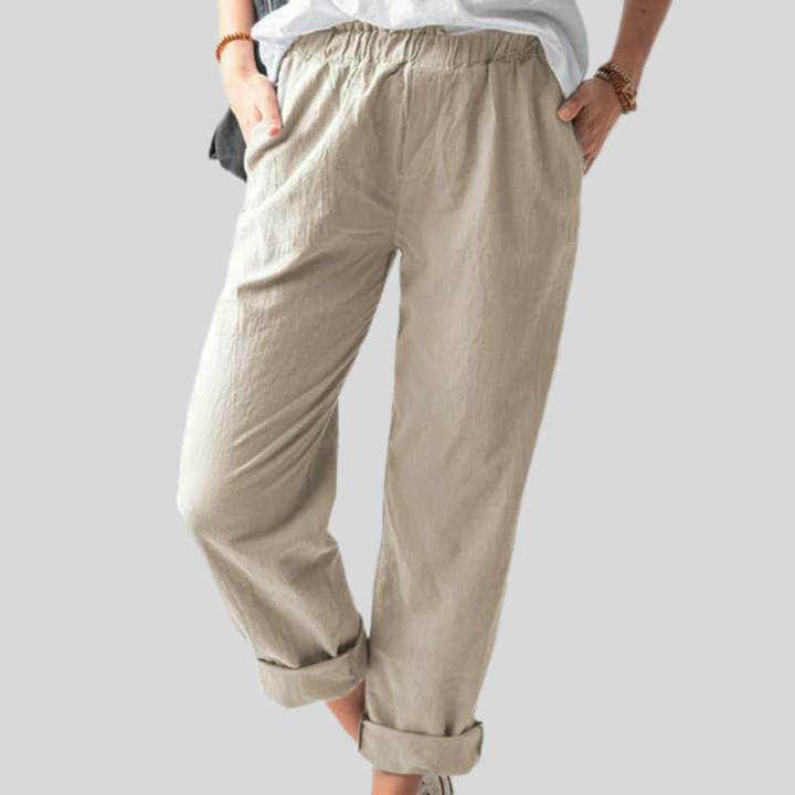 Mia Wismar | Hose mit Weicher Struktur