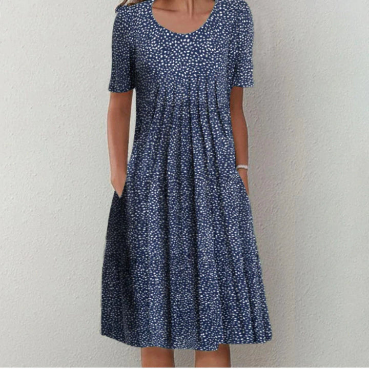 Lena Bamberg | Elegantes und Lässiges Blumenkleid mit Taschen