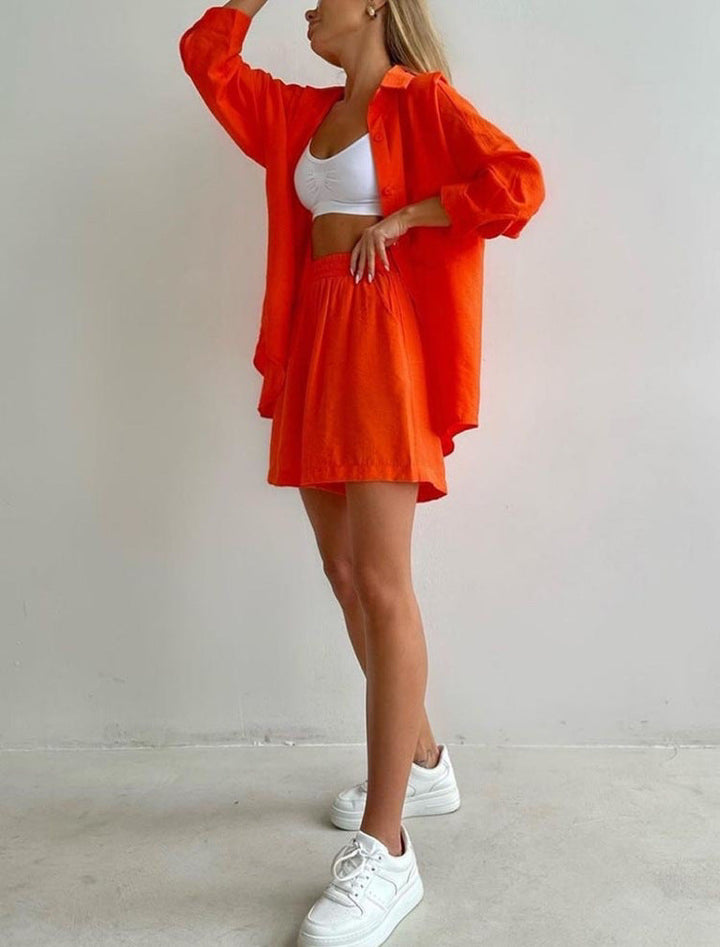 Katharina Bad-Ischl | Elegantes Zweiteiliges Ensemble in Fluoreszierendes Grün