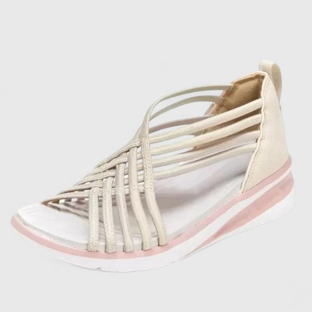 Theresa Worms | Elegante Orthopädische Sandalen in Schwarz