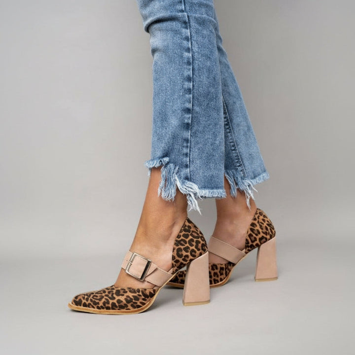 Anna Bad-Ischl | Elegante High Heels in Khaki