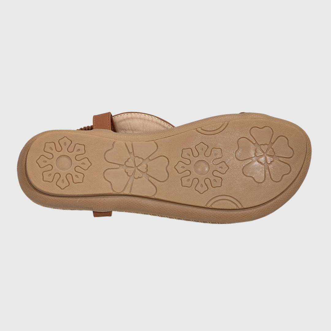 Theresa Konstanz | Elegante Orthopädische Sandalen in Braun