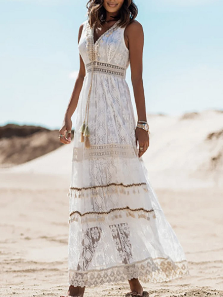 Antonia Ulm | Boho Kleid in Beige