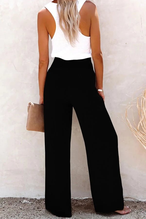 Hildegard Aachen | Hochtaillierte Lockere Hose