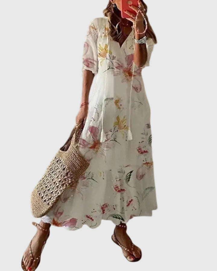 Irmgard Bautzen | Vintage Boho Maxikleid für Den Sommer