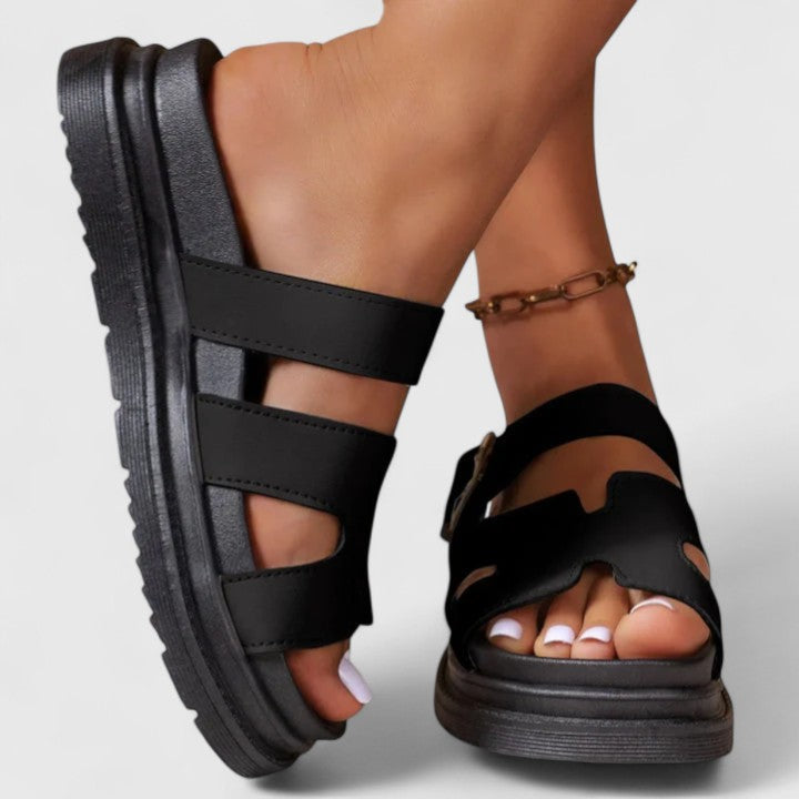 Sofia Münster | Elegante Orthopädische Sandalen in Weiß