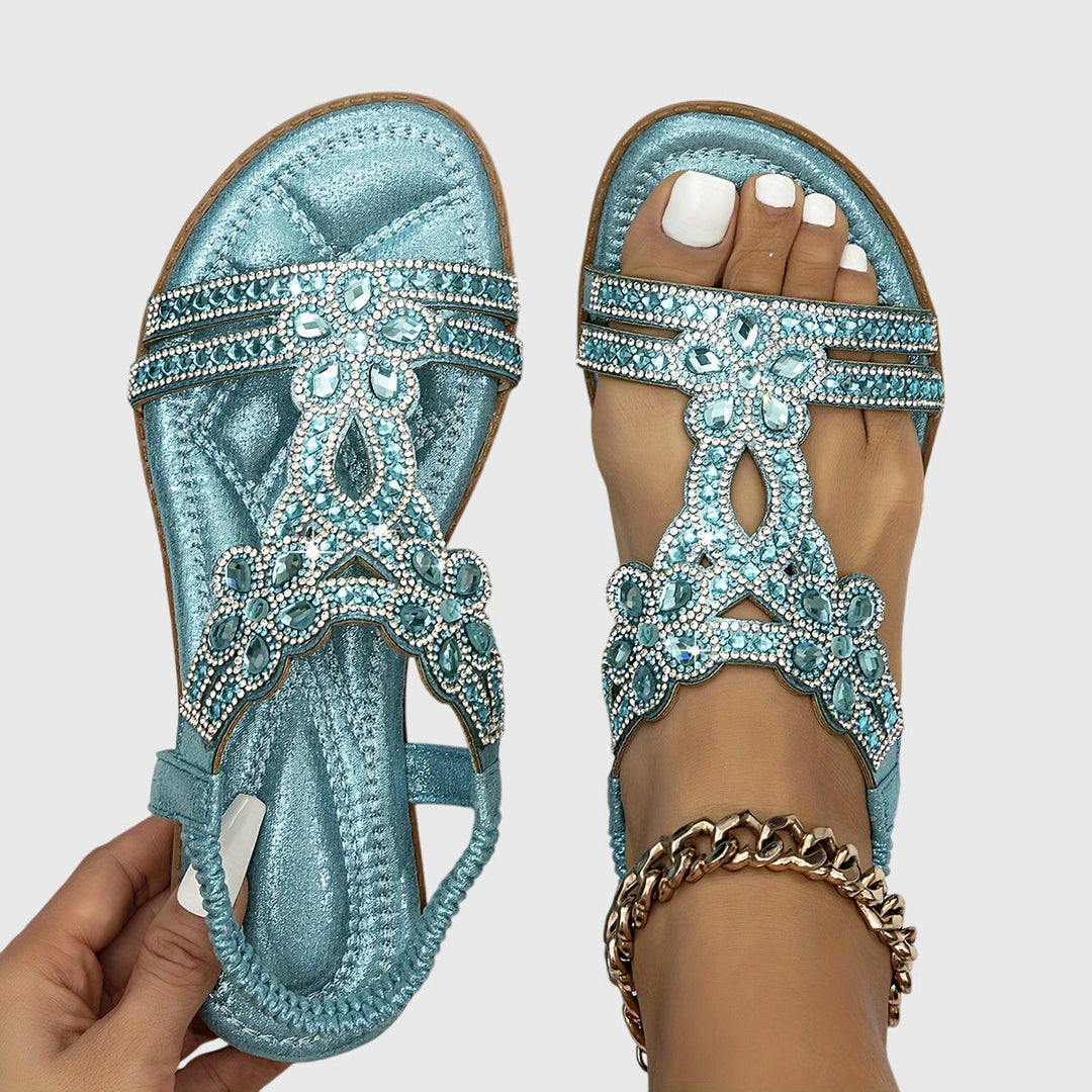 Gudrun Potsdam | Elegante Orthopädische Sandalen in Blau