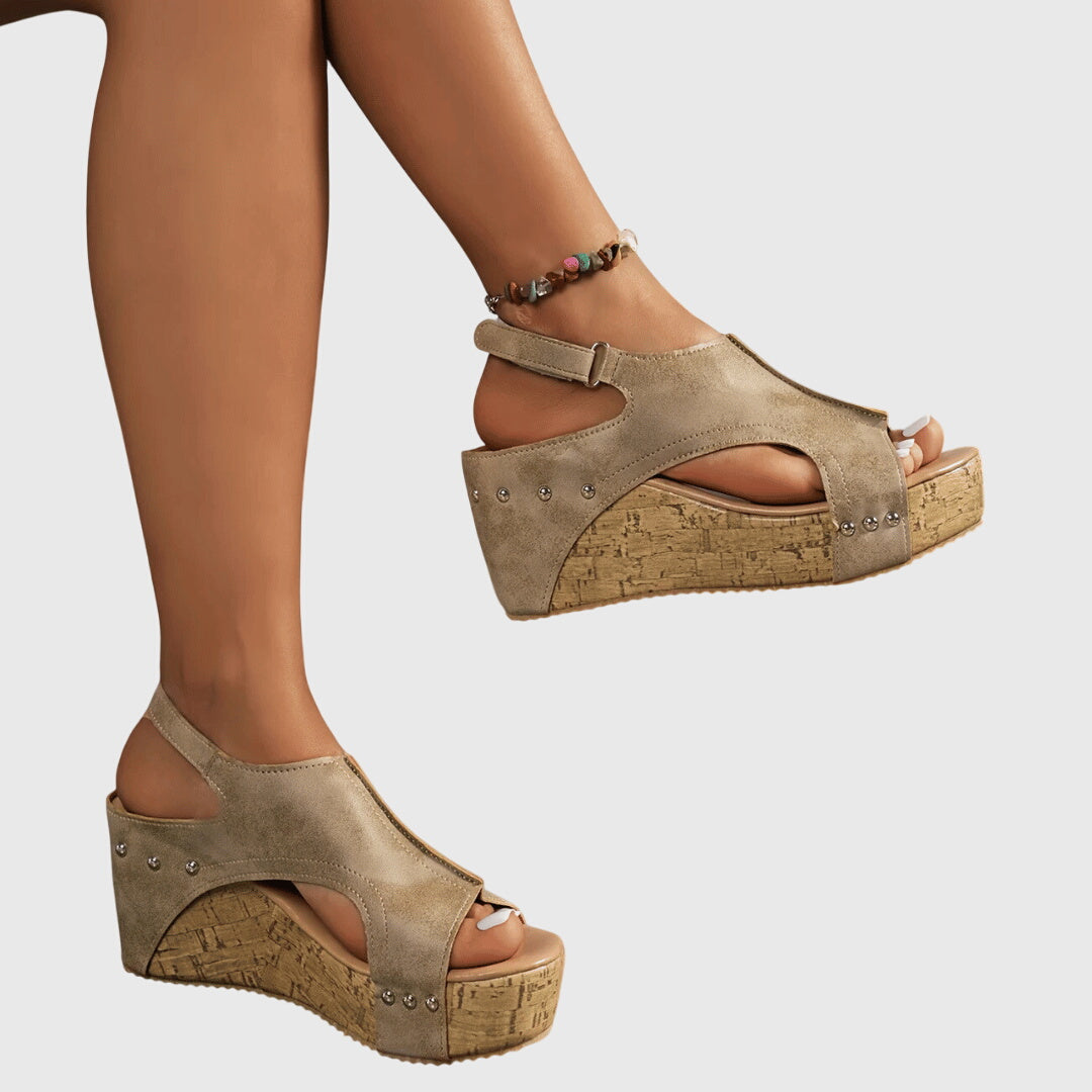 Luise Wismar | Schicke Orthopädische Sandalen in Beige