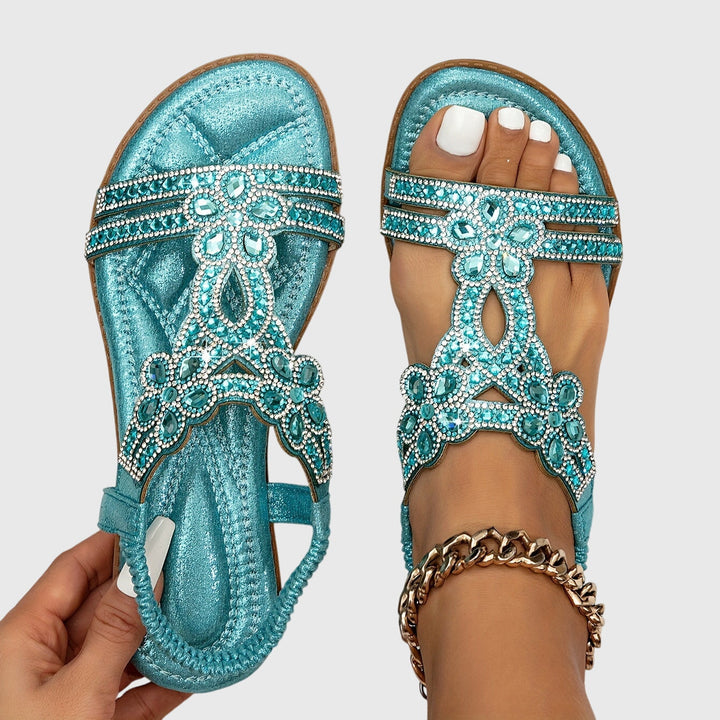 Gudrun Potsdam | Elegante Orthopädische Sandalen in Blau