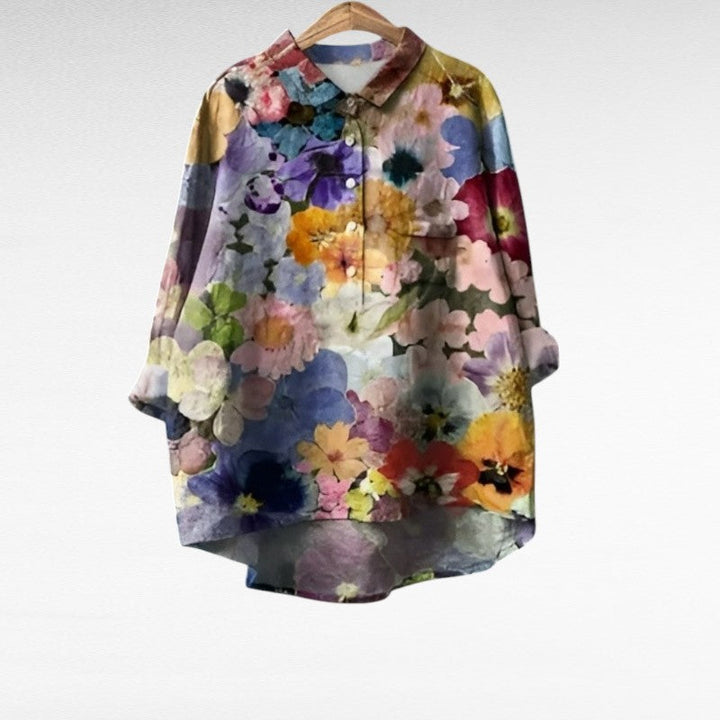 Antonia Bayreuth | Elegante Sommerbluse in Mehrfarbig